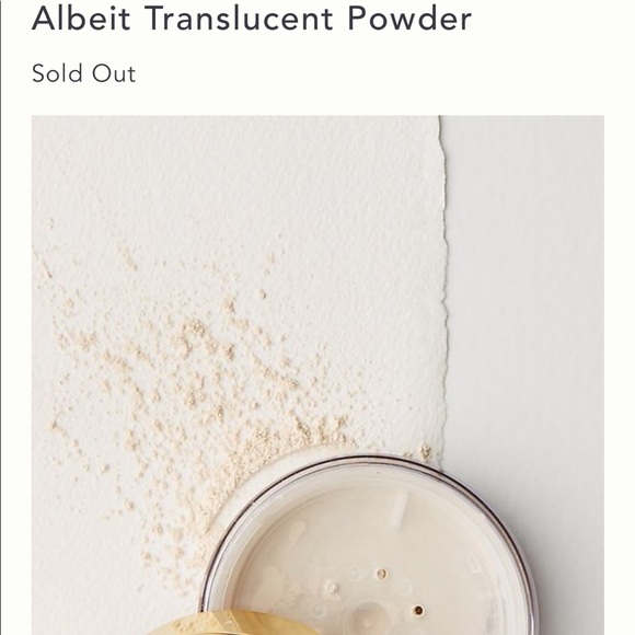 NIB🍑ALBEIT/ANTHRO-Translucent setting powder-full - Picture 2 of 5